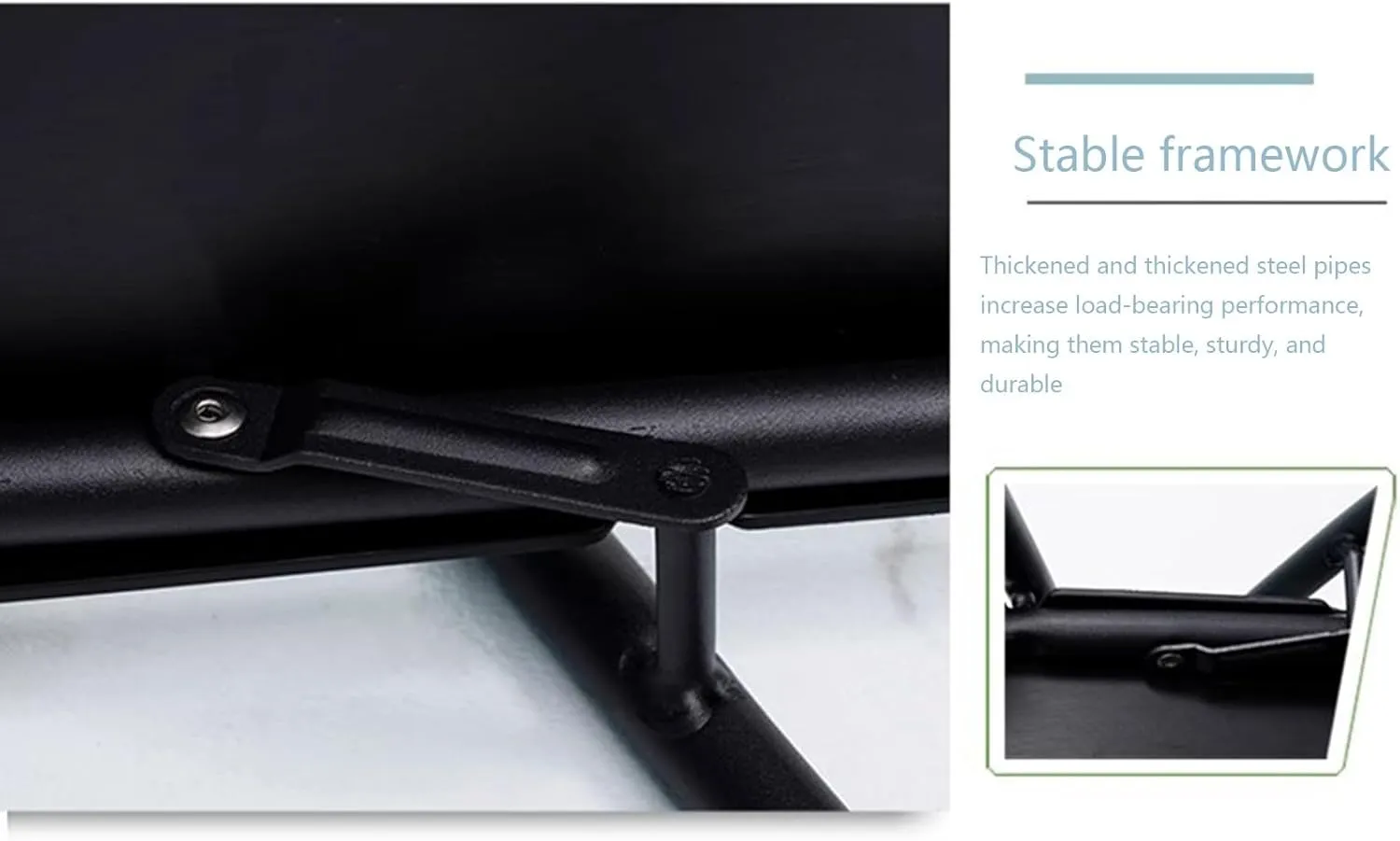Home Outdoor Dining air Folding air Stool Plastic Portable backrest air(Taille Unique)