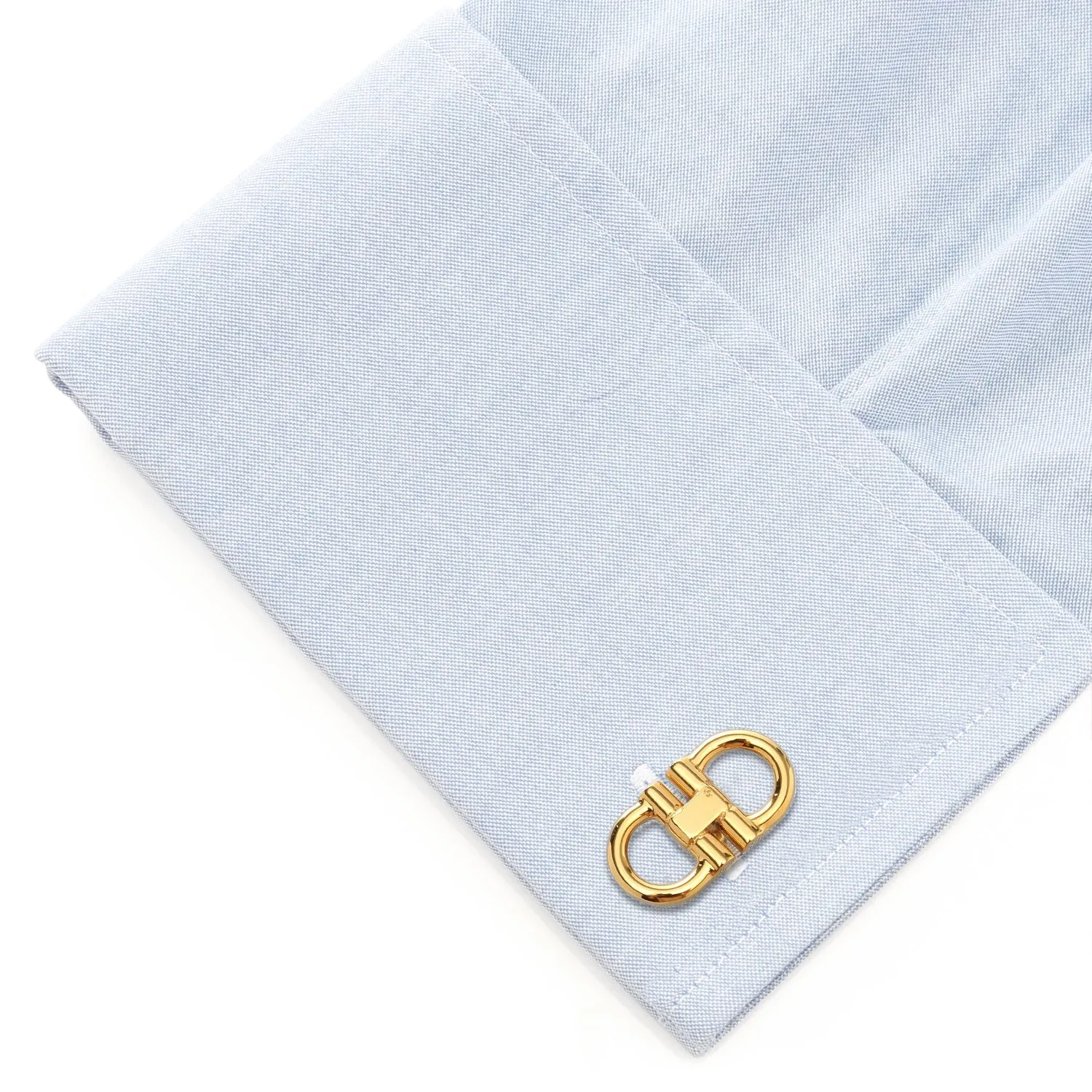 Horse Bit Gold Stainless Steel 5-Stud Set