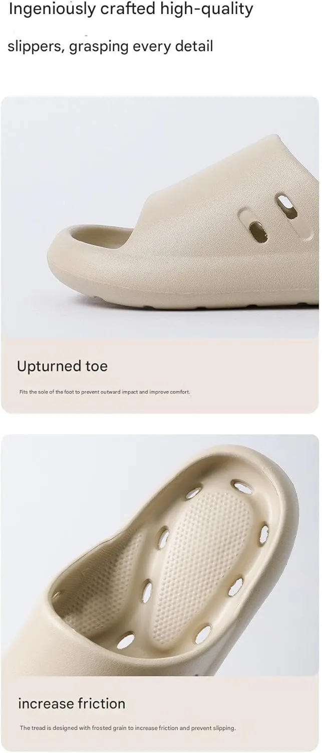 Household slippers indoor bath and bathroom anti-leakage quick-drying non-slip slippers for summer