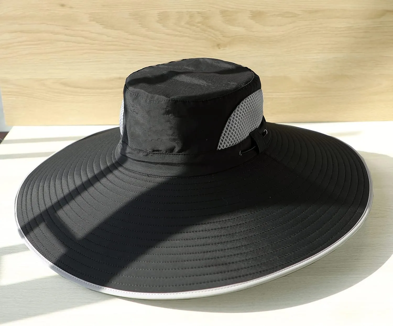 HUAMULAN 6" Super Wide Brim Sun Hats, Men and Women Bucket Hat for Fishing Hiking Garden Lawn Work Safari Camping Outdoor