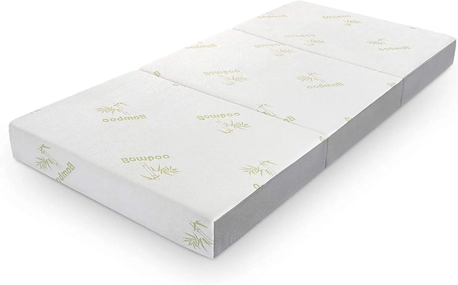 Inofia Twin Folding Mattress, 6 Inch Trifold Memory Foam Mattress with Ultra Soft Removable Cover, Non-Slip Bottom & Breathable Mesh Sides, Foldable & Portable - Twin Size (78" x 38" x 6")
