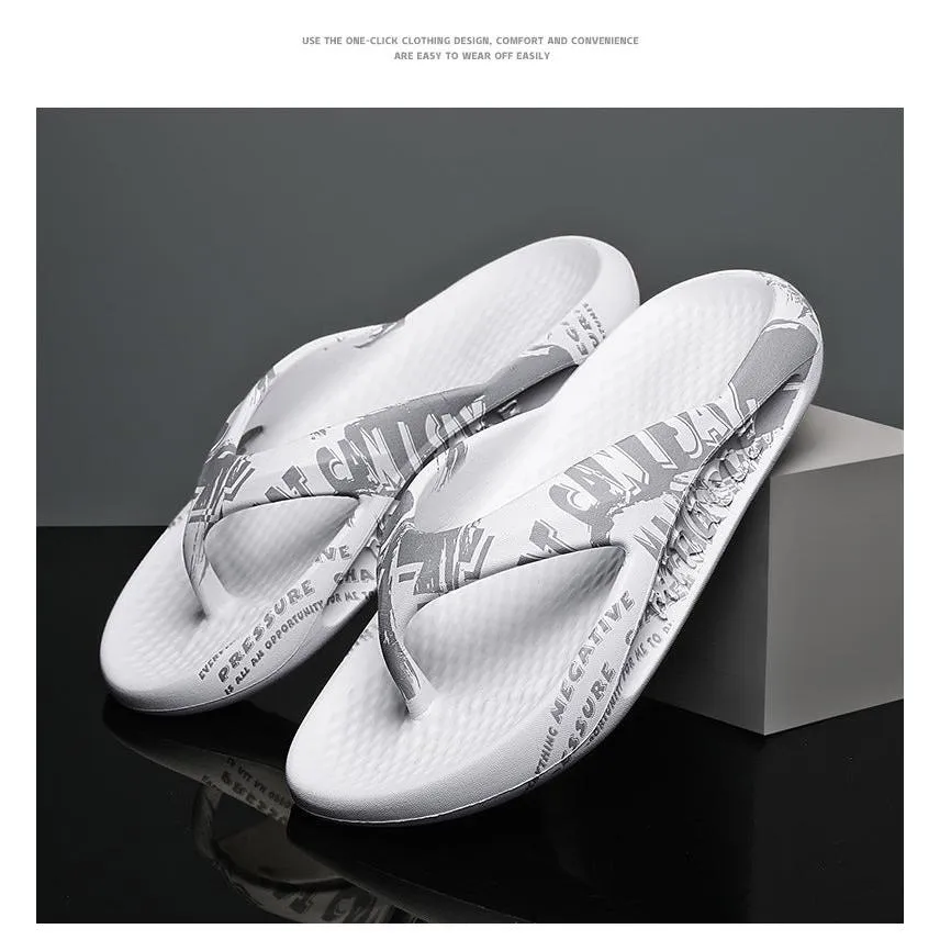 INSTOCK- Men's flip-flop soles home slippers