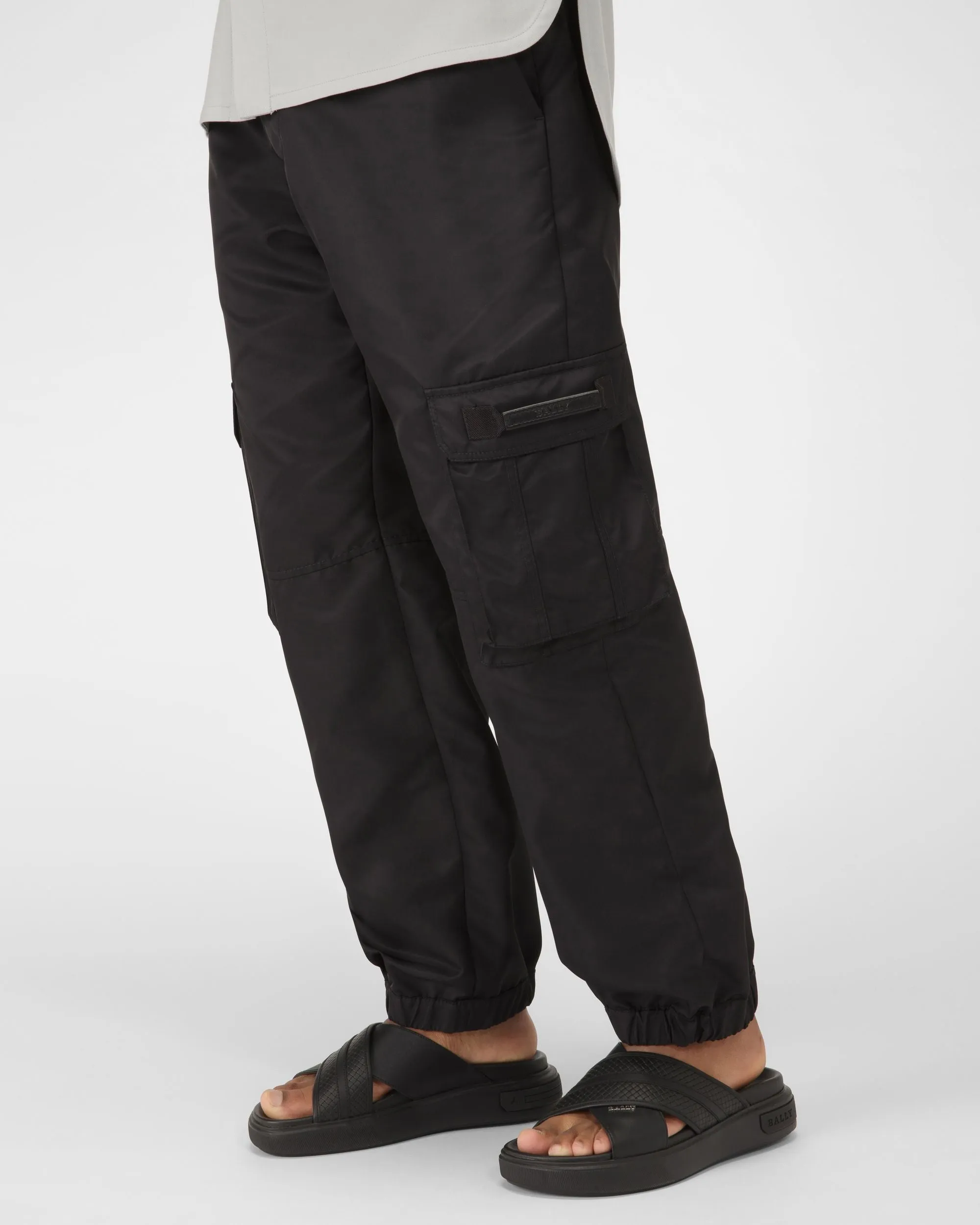 Jarko Leather Sandals In Black