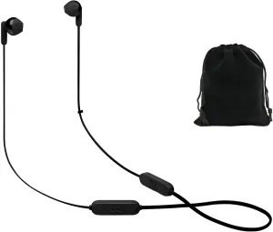 JBL Tune 215BT Wireless Earbud Headphones - Bluetooth 5.0, 16-Hour Battery Life, Pure Bass Sound, Multi-Point Connection, Voice Assistant Support, Tangle-Free, Comfort-Fit Earbuds, Includes Pouch