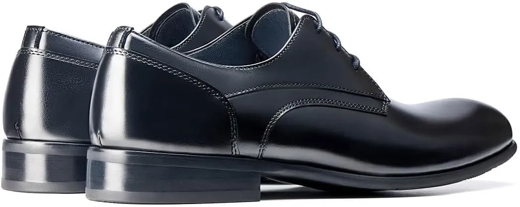 Jepsengord Men's Dress Shoes Wingtip Genuine Cowhide Leather Oxfords with Brogue Formal Business Wedding Derby Shoes
