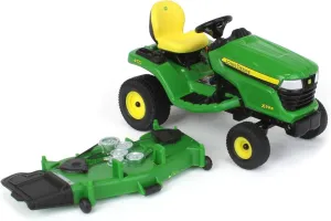 John Deere 1/16 110 & X394 Lawn Tractor Toy Set - LP84508