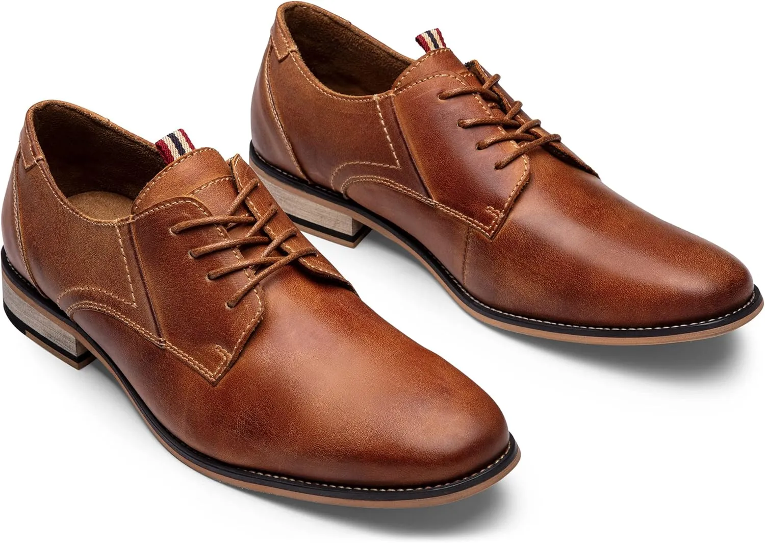 Jousen Men's Dress Shoes Formal Leather Oxford Shoes Classical Business Derby Shoes