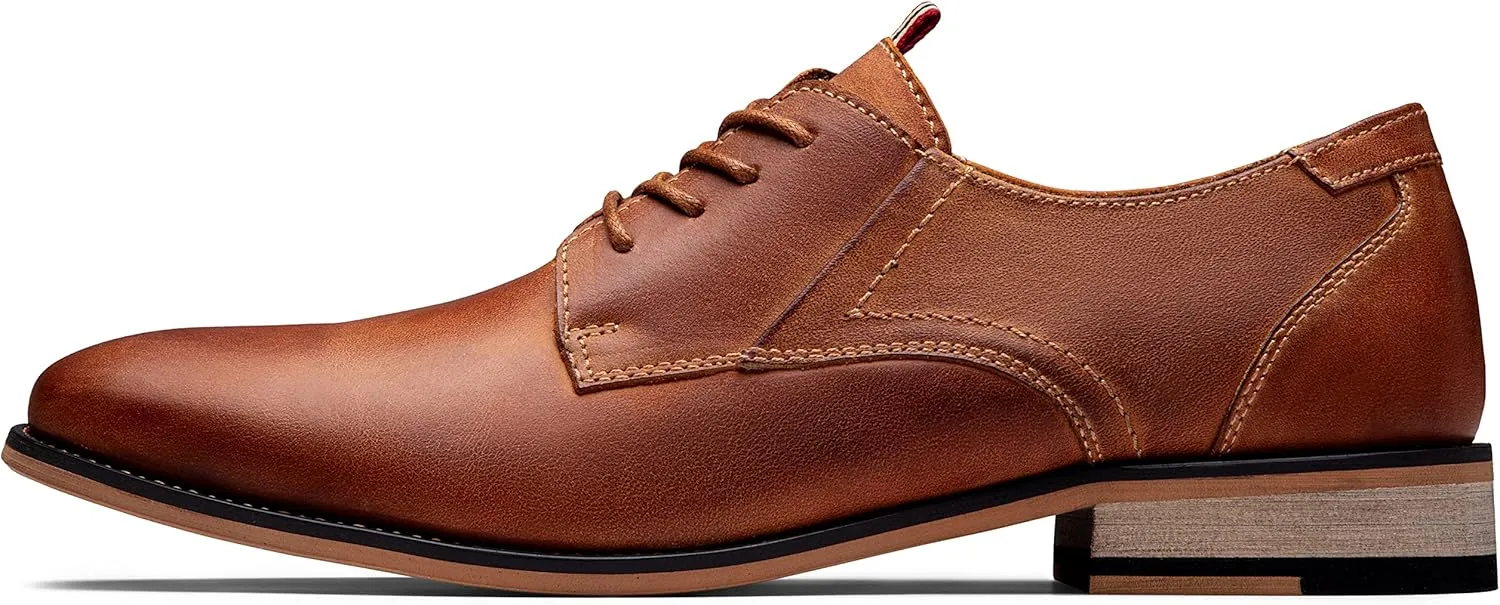 Jousen Men's Dress Shoes Formal Leather Oxford Shoes Classical Business Derby Shoes