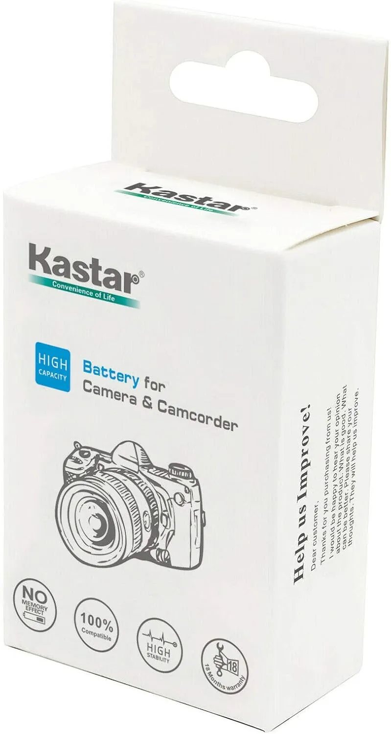 Kastar 3-Pack Battery and AC Wall Charger Replacement for Traveler DC-XZ6 Megapix Vx8 Minox DC 1011 DC 1022 DC 8111 DC 8122 Premier DS8330 Prima DS-8330 DS-8340 DS-588 DS-A350 DS-888 DS-8650