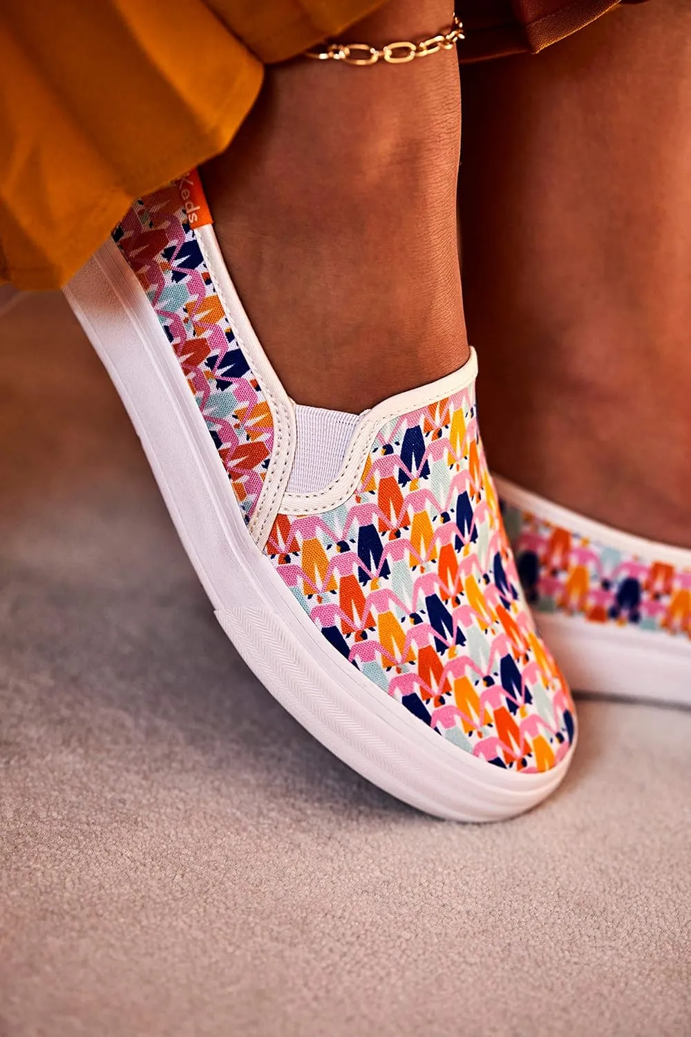 Keds Women's Double Decker Rainbow Sneaker