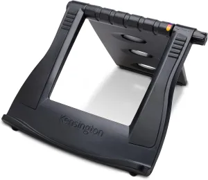 Kensington Portable Laptop Stand, Height Adjustable Foldable Laptop Riser for Laptops Up to 17", Light Weight Collapsible Stand for MacBook Air/Pro, Dell XPS, Lenovo, HP Elitebook, Black K52788WW
