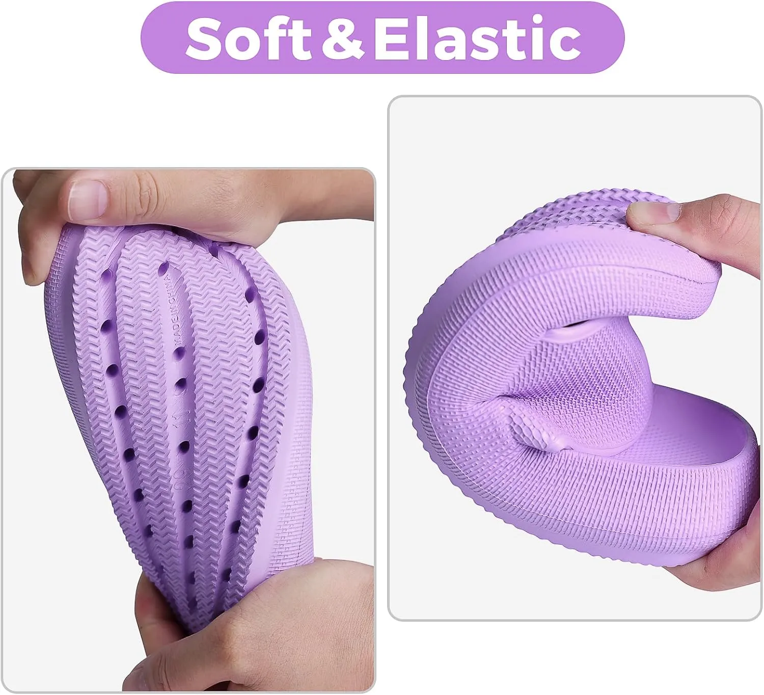 Kids Cloud Slides Boys Girls Flip Flops Slip On Beach Sandals Youth Pool Shower Shoes EVA Summer Slippers（11 Little Kids - 6 Big Kids）