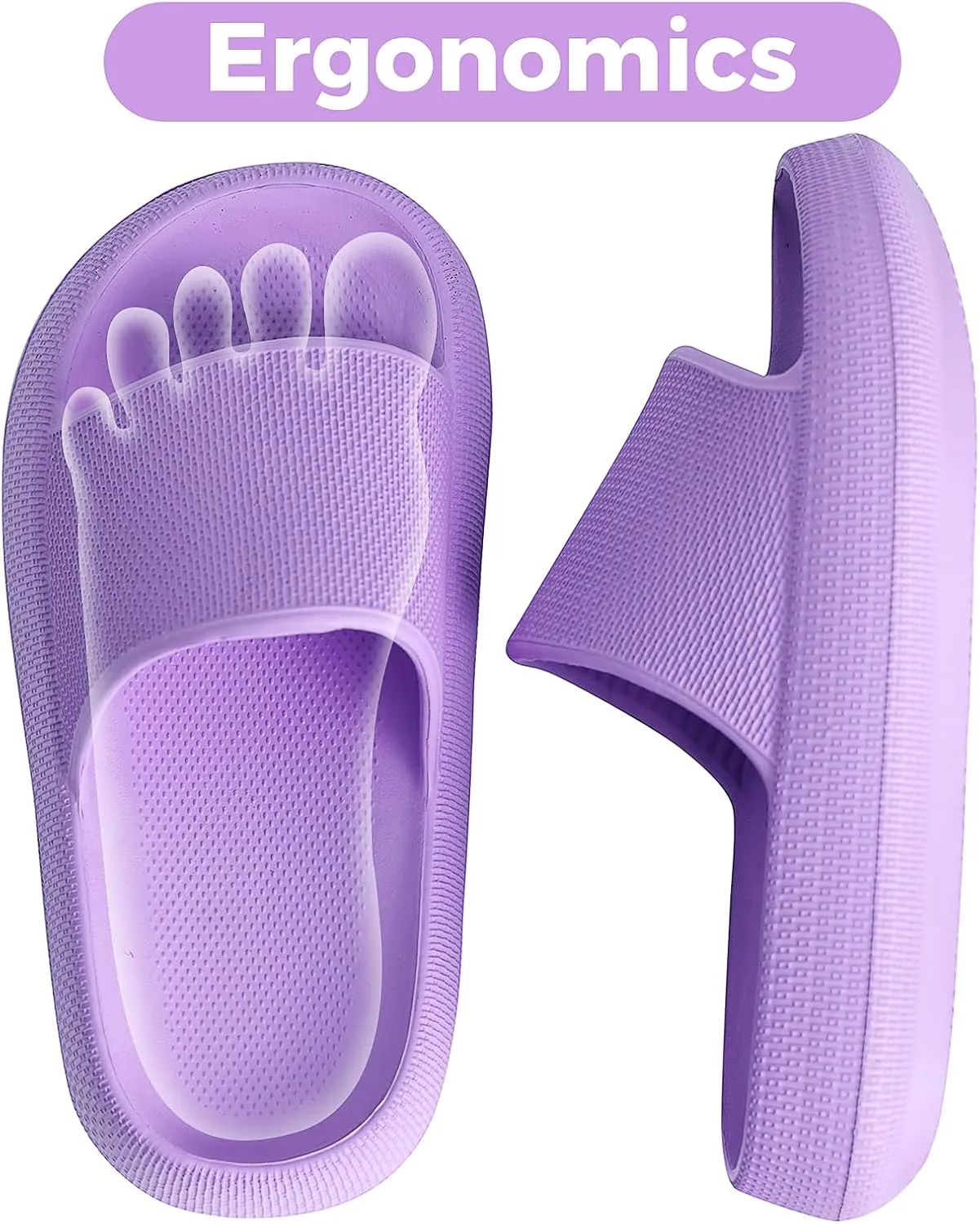 Kids Cloud Slides Boys Girls Flip Flops Slip On Beach Sandals Youth Pool Shower Shoes EVA Summer Slippers（11 Little Kids - 6 Big Kids）