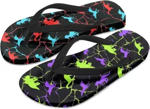 Kids Flip Flops Boys Girls Cartoon Sandals Water Shoes Boys Beach Shoes Flip Flops