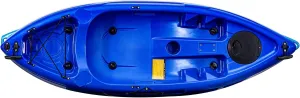 Kids Youth Kayak, 7FT Sit On Top Fishing Kayaks for Kids Child with Paddle, Capacity of 88LBS, Hard Shell Recreational Ocean Wave Kayak Boat