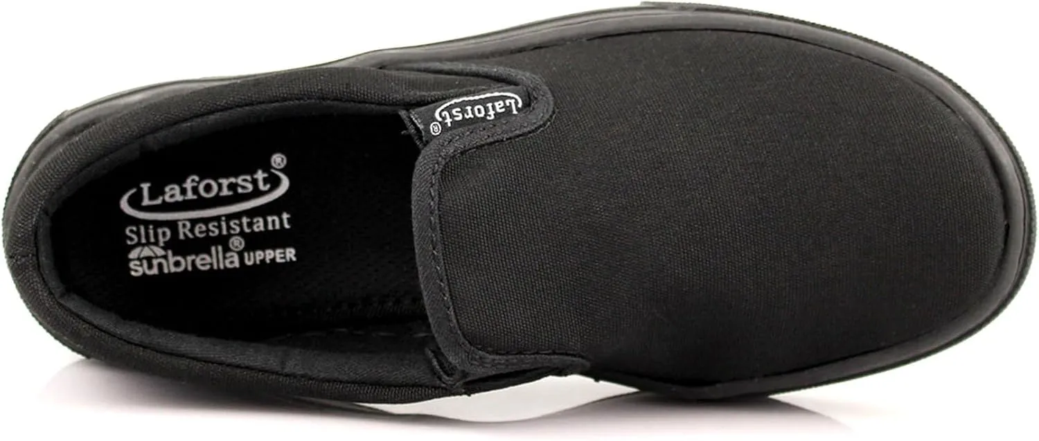 Laforst Womens Dart Non Slip Sunbrella Nonslip Server Waitress Nurse Slip On Flat