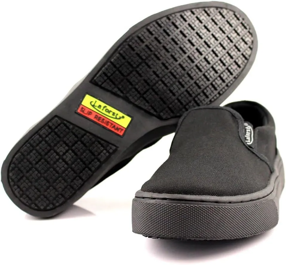 Laforst Womens Dart Non Slip Sunbrella Nonslip Server Waitress Nurse Slip On Flat