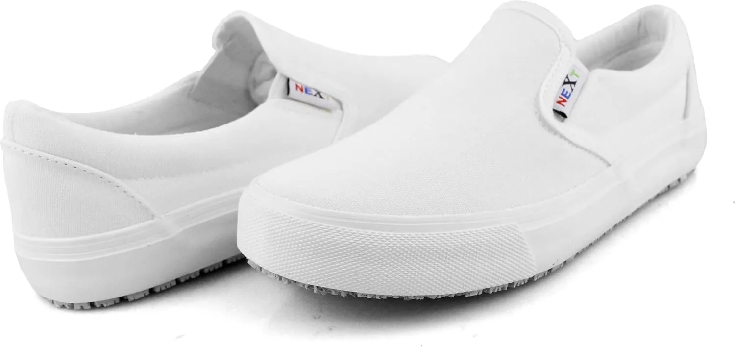 Laforst Womens Nextgen Sunbrella Upper Nonslip Waitress Server Slip On Fashion Flat