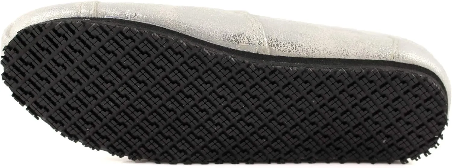 Laforst Women's Slip and Oil Resistant Non Slip Work Shoes Jess PU Slip-On Flat
