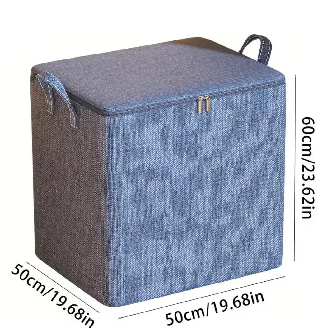 Large Capacity Clothing Storage Bag, Foldable Clothing Dust Bag,  Portable Bedroom Storage Organizer