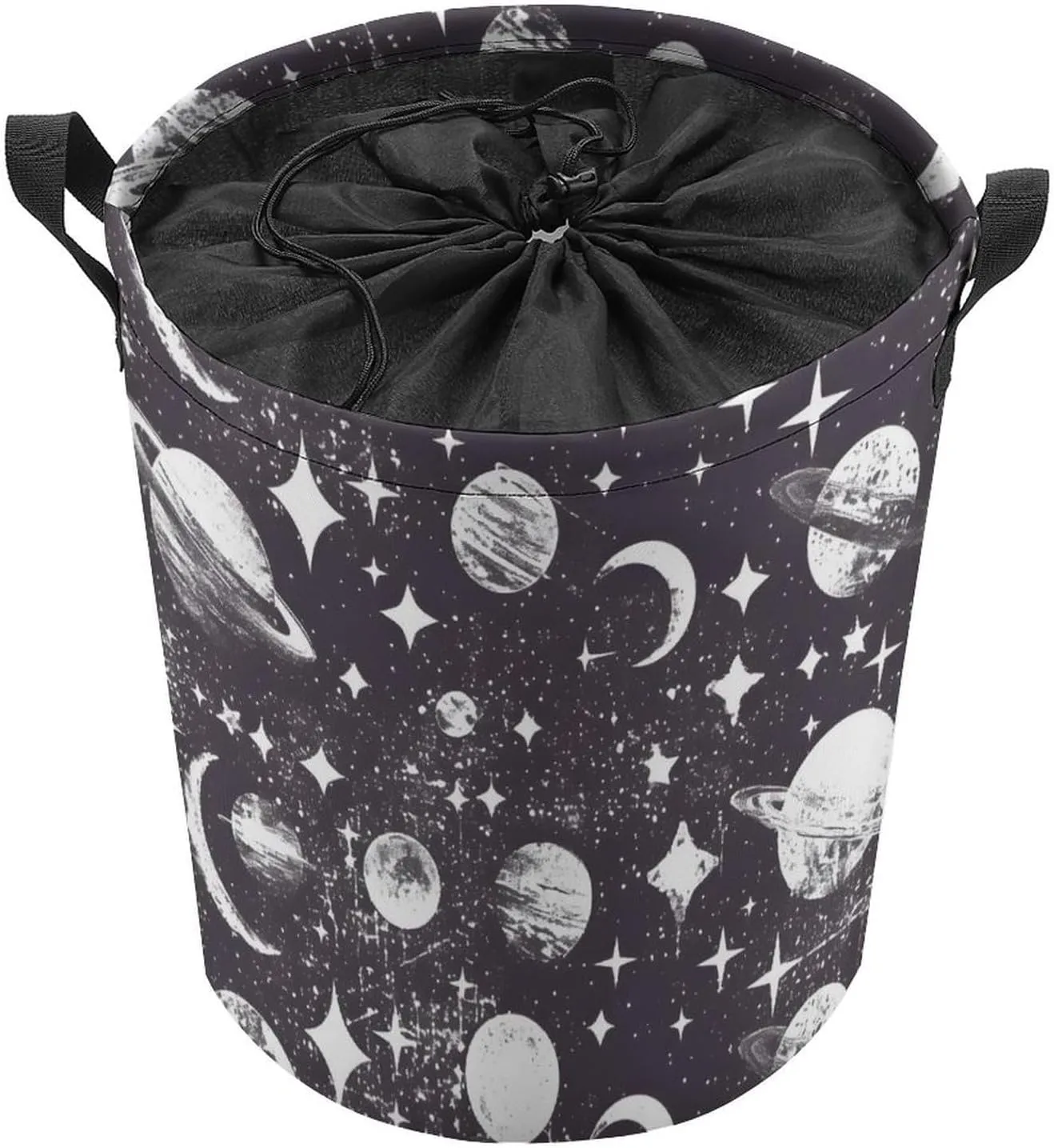 Laundry Hampers, Large Drawstring Laundry Bag, Removable Laundry Bags, Collapsible Storage Bin with Handles for Home Organization, Kids Room, Nursery Circle