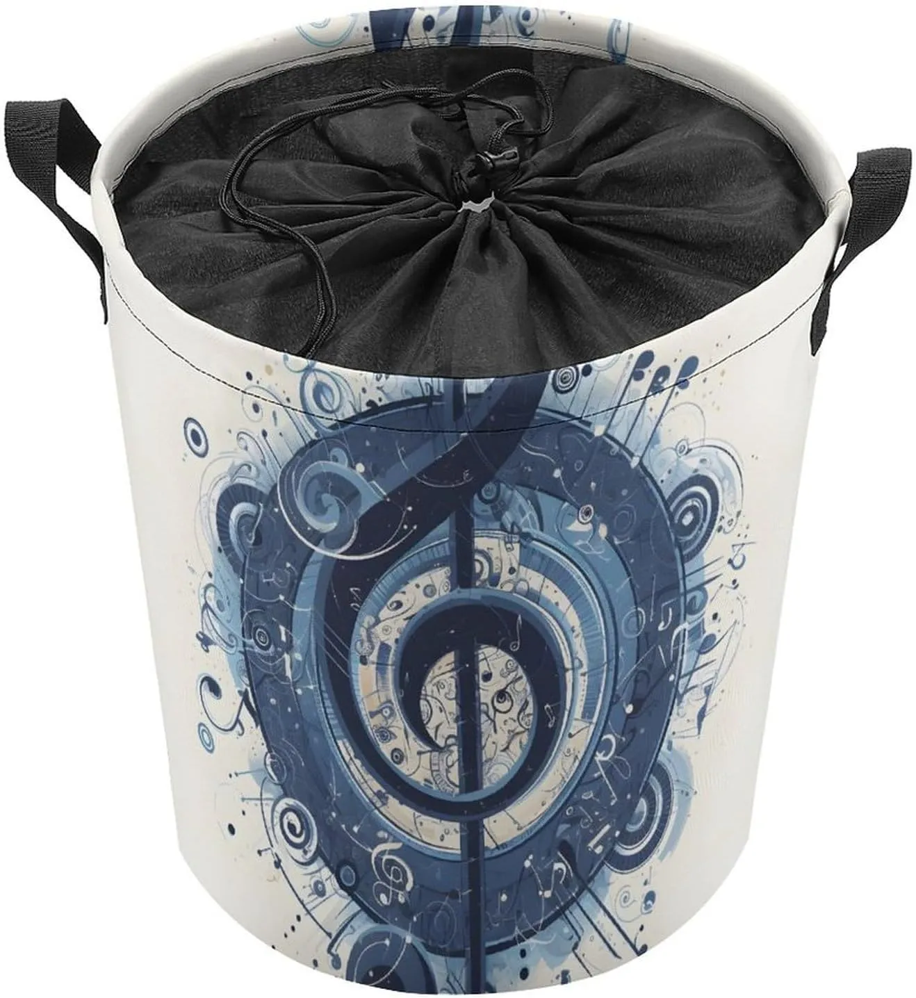 Laundry Hampers, Large Drawstring Laundry Bag, Removable Laundry Bags, Collapsible Storage Bin with Handles for Home Organization, Kids Room, Nursery Drawing