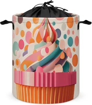 Laundry Hampers, Large Drawstring Laundry Bag, Removable Laundry Bags, Collapsible Storage Bin with Handles for Home Organization, Kids Room, Nursery Line