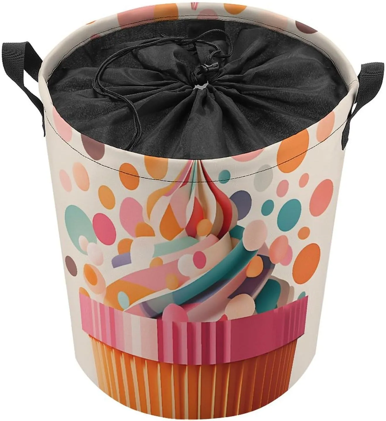 Laundry Hampers, Large Drawstring Laundry Bag, Removable Laundry Bags, Collapsible Storage Bin with Handles for Home Organization, Kids Room, Nursery Line