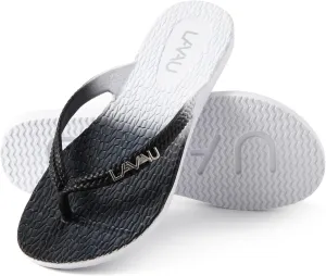 LAVAU Women Waterproof Flip Flops, Shower & Water No-Slip Sandals for Pool and Beach
