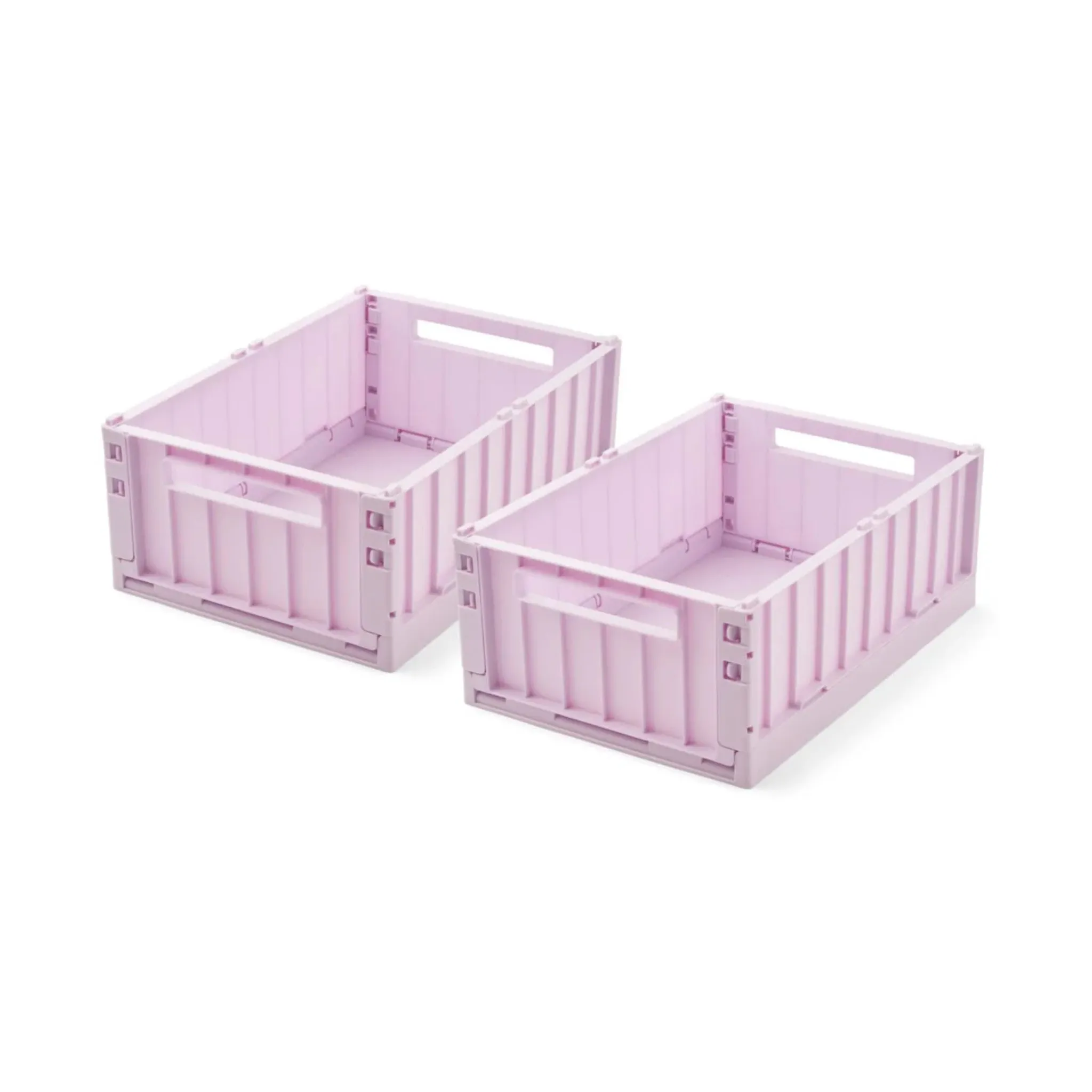 LIEWOOD Weston Storage Box, M, Lavender (Set of 2)
