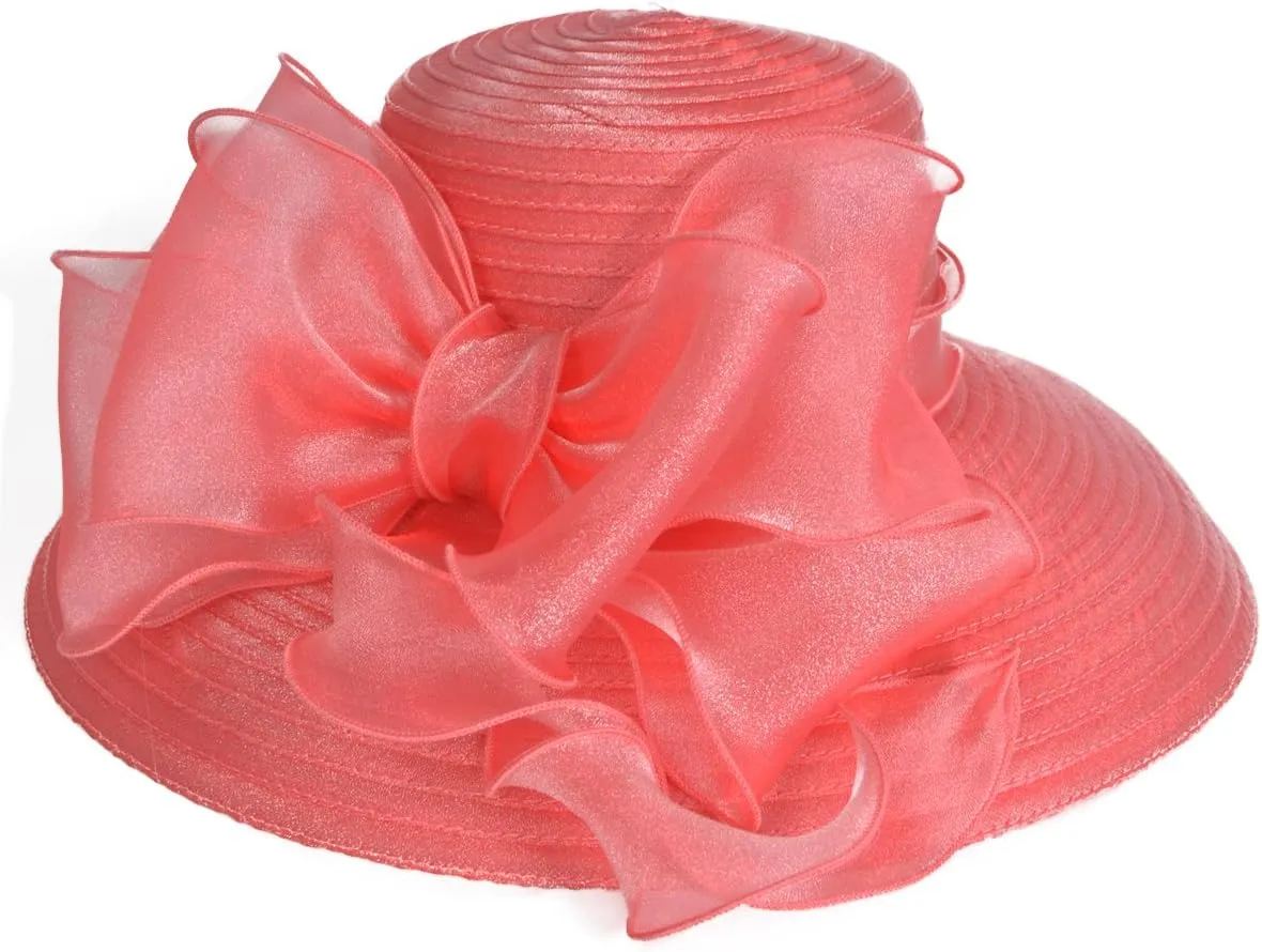 Lightweight Church Derby Dress Wedding Hat #S052