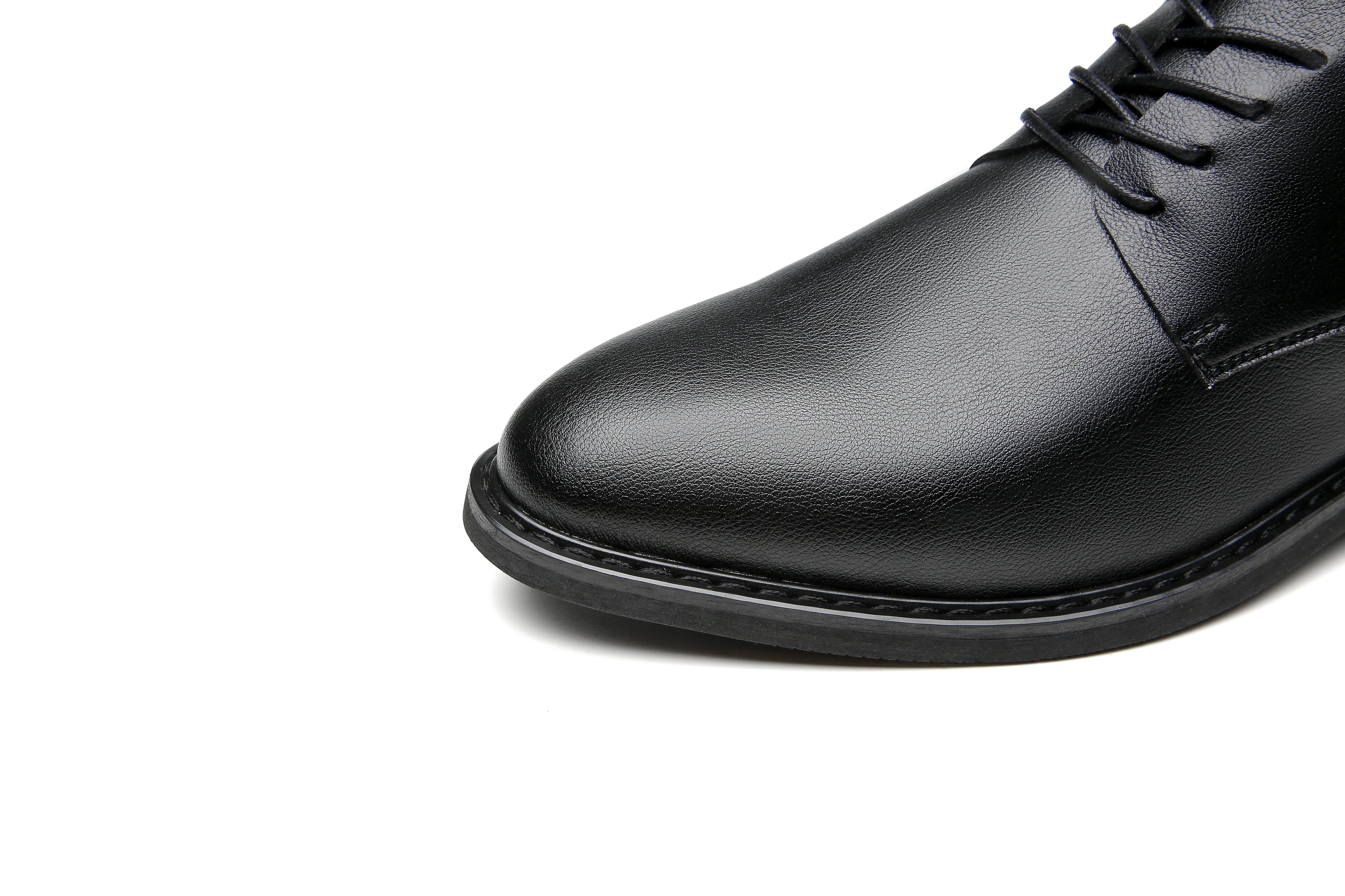 Lightweight Office Business Derby Shoes - Black