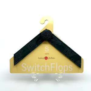 Lindsay Phillips Switchflops | 'Carrie' Sparkly Flip-Flop Straps | Color: Green | Size: S | NEW