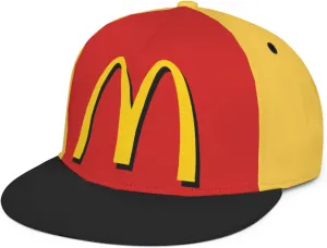 Long Flat Brim Snapback Hat for Unisex Adult Soft Outdoor Plain Baseball Cap Womens Mens Adjustable Golf Tennis Sun Hat