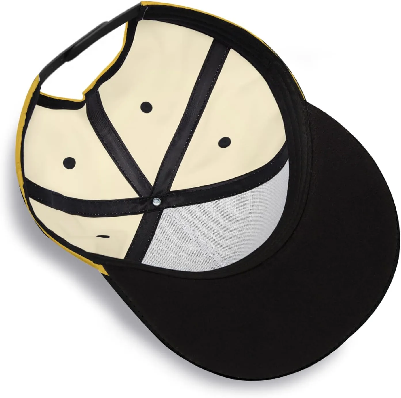 Long Flat Brim Snapback Hat for Unisex Adult Soft Outdoor Plain Baseball Cap Womens Mens Adjustable Golf Tennis Sun Hat