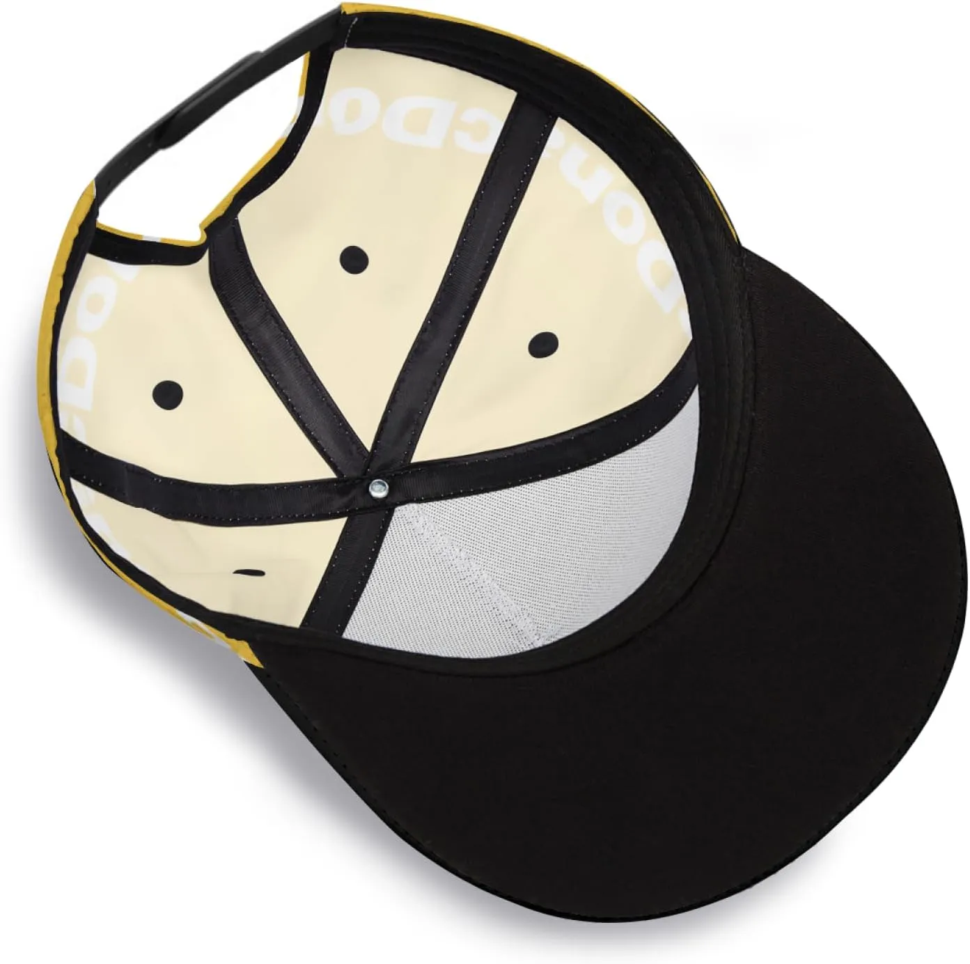 Long Flat Brim Snapback Hat for Unisex Adult Soft Outdoor Plain Baseball Cap Womens Mens Adjustable Golf Tennis Sun Hat