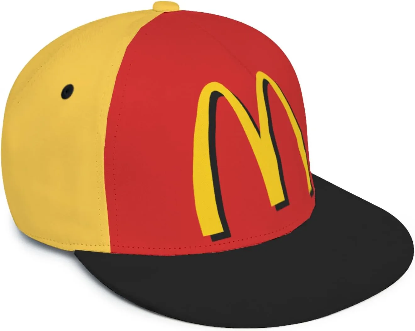Long Flat Brim Snapback Hat for Unisex Adult Soft Outdoor Plain Baseball Cap Womens Mens Adjustable Golf Tennis Sun Hat