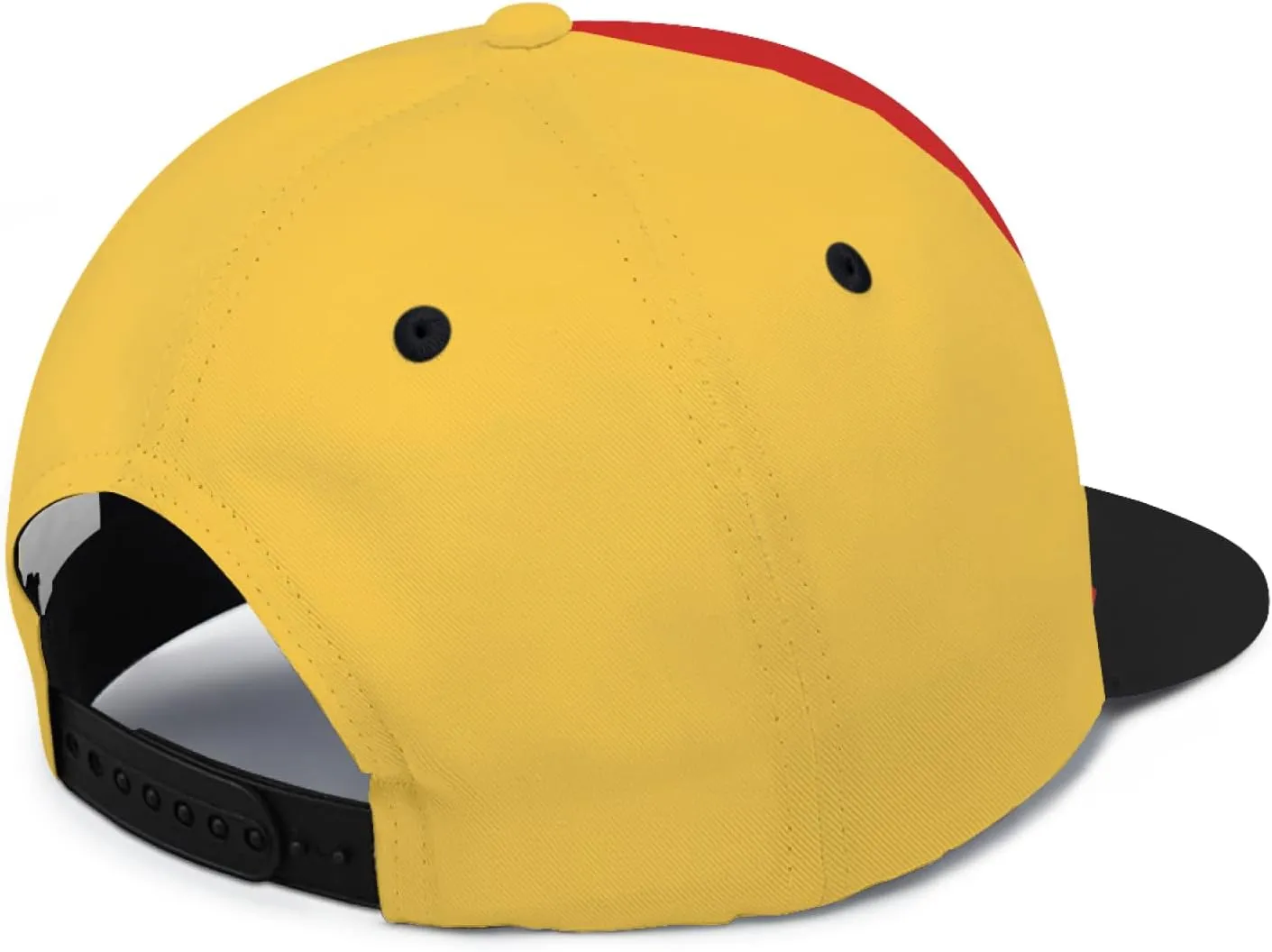 Long Flat Brim Snapback Hat for Unisex Adult Soft Outdoor Plain Baseball Cap Womens Mens Adjustable Golf Tennis Sun Hat