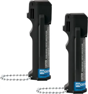 Mace Brand Triple Action Pepper Defense Spray w/Tear Gas - Personal Model - Lot of 2 Pieces as Shown