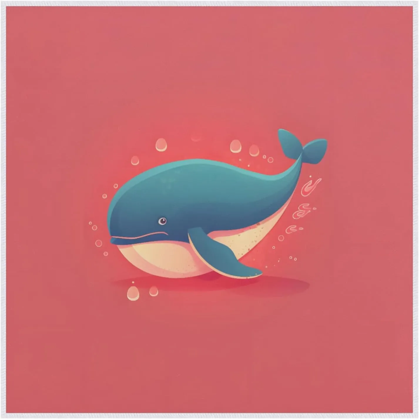 Magic Cosmetics Pouch Blue Whale Self-Adhesive Camera Cover Cloth Protective Foldable Makeup Bag for Lens Cat Makeup Bag 21.7x21.7