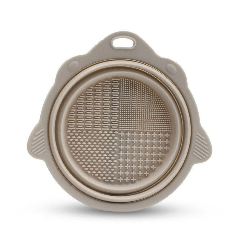 【MB50】Foldable Silicone Makeup Brush Cleaner