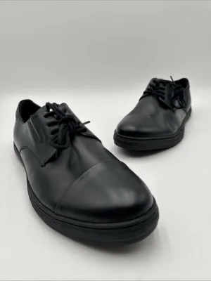 Men KENNETH COLE Derbys Lace Up Oxfords Color Black Leather Size 11.5M - Very Good