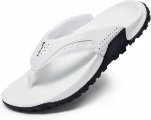 Mens Arch Support Walking Flip Flops Durable Comfort Outdoor Thong Sandals for Men Non Slip Summer Beach Sandals