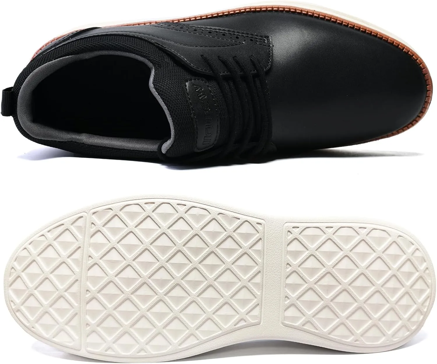 Men's Casual Dress Shoes Semi-Formal Derby Brogue Slip on Oxfords Sneakers