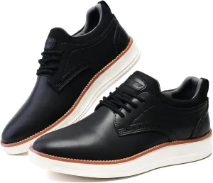 Men's Casual Dress Shoes Semi-Formal Derby Brogue Slip on Oxfords Sneakers