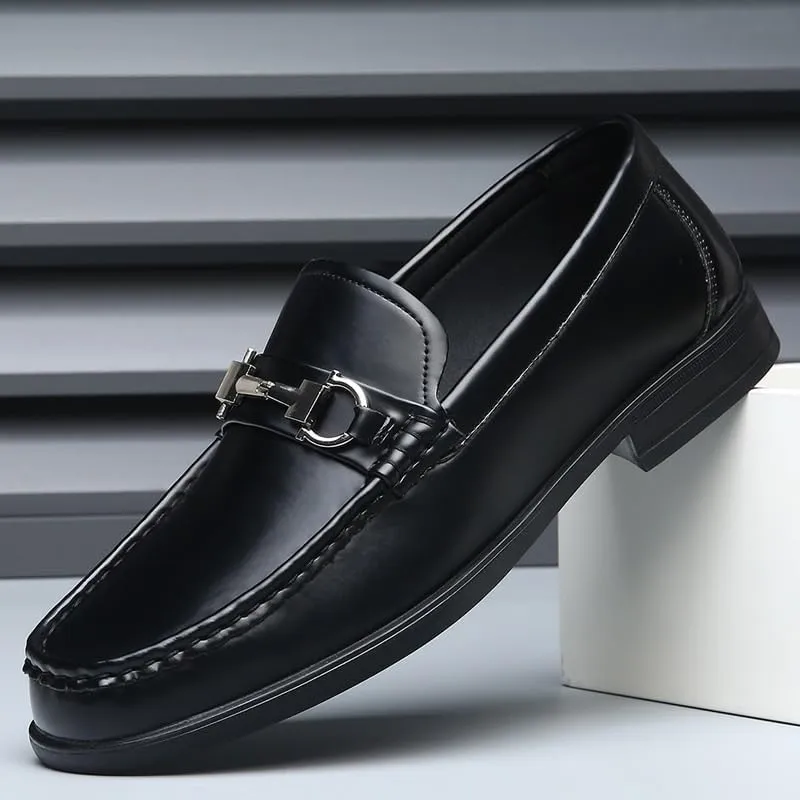 Men's Dress Shoes Mens Luxury Business Casual Oxford Shoes Fashion Comfort Soft Slip On Derby Shoes for Men(10)