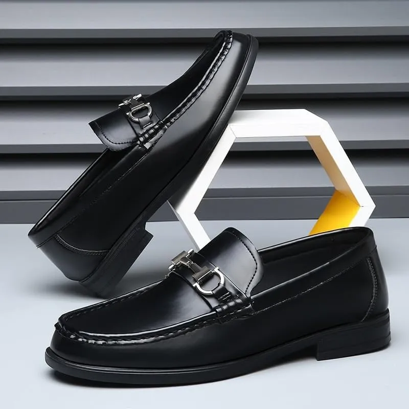 Men's Dress Shoes Mens Luxury Business Casual Oxford Shoes Fashion Comfort Soft Slip On Derby Shoes for Men(10)