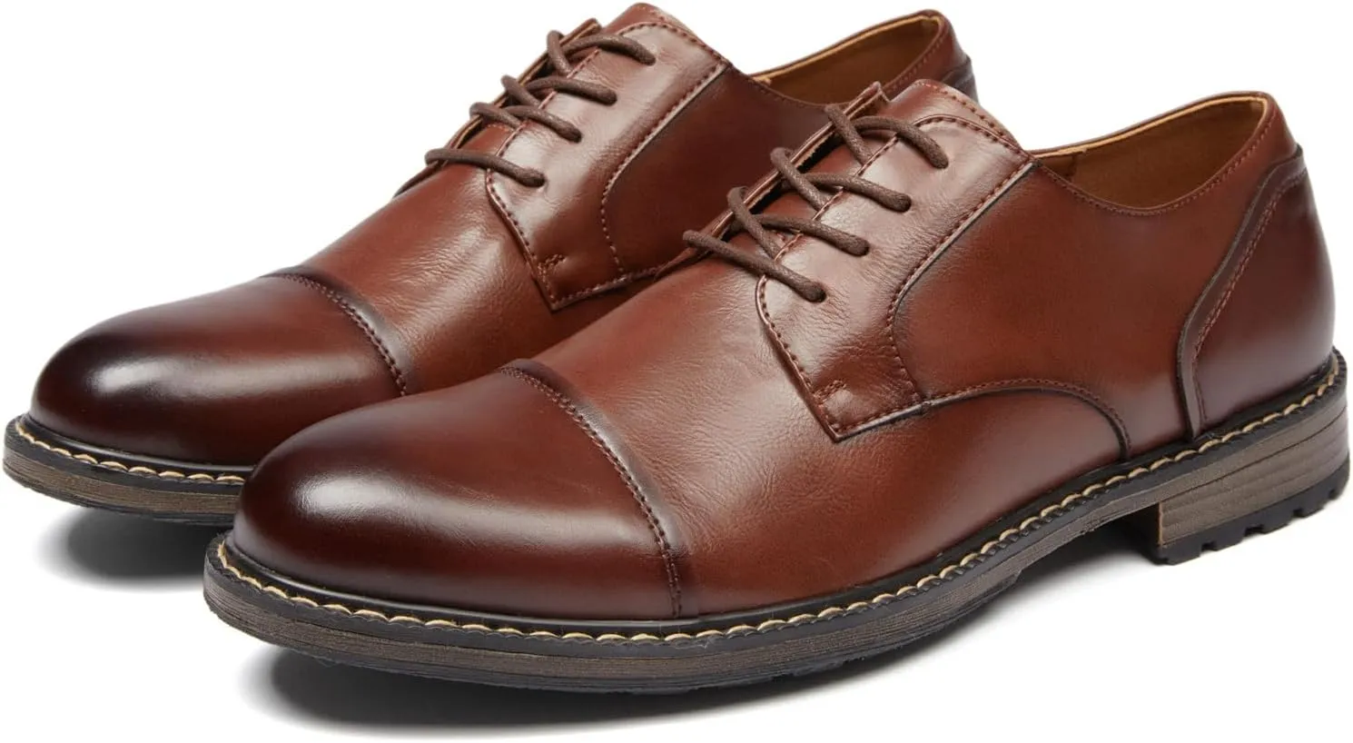 Men's Dress Shoes Oxford Shoes Formal Dress Shoes for Men Business Derby Shoes.