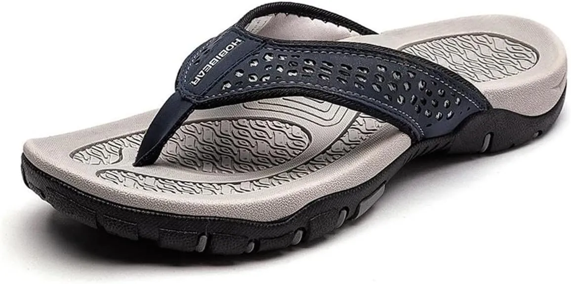 Mens Flip Flops Comfort Arch Support Slides Fashionable Slip On Beach Thong Sandals Sport Casual Open Toe Slippers Summer Footwear