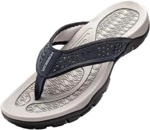 Mens Flip Flops Comfort Arch Support Slides Fashionable Slip On Beach Thong Sandals Sport Casual Open Toe Slippers Summer Footwear